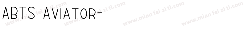 ABTS Aviator字体转换